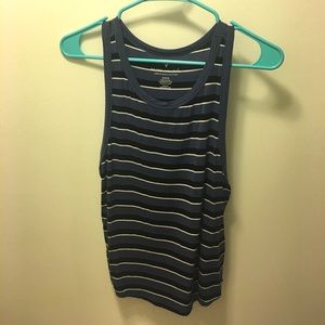 Navy Stripped Tank Top